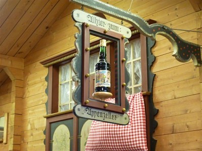 Aufwärmen bei Appenzeller Alpenbitter - Bar 