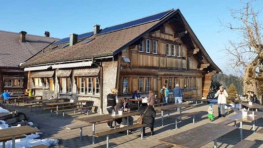 Das Berggasthaus Hoher Hirschberg 