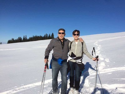 Schneeschuhlaufen im Appenzellerland