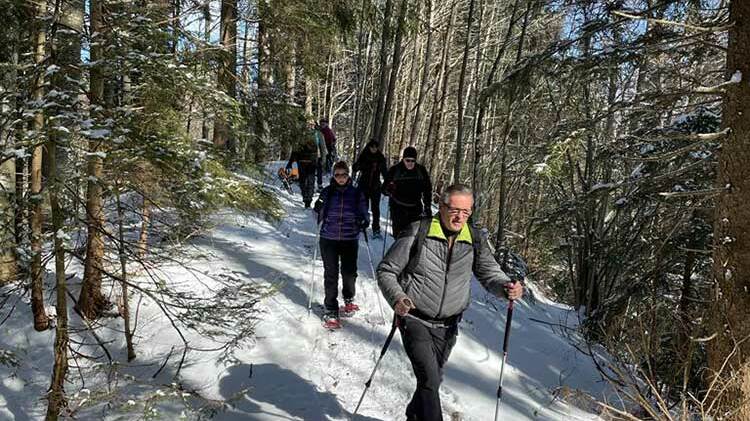 Schneeschuhwanderung auf den Hochhamm (Schönengrund)